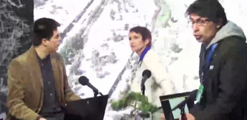 VIDEO Entrevista a Carolina Tohá fue interrumpida por temblor en Atacama