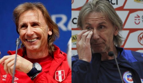 El rendimiento de Ricardo Gareca en la selección de Perú vs. su rendimiento en Chile
