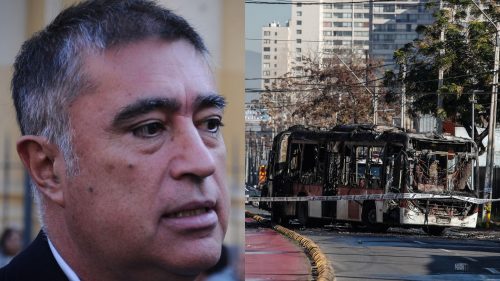 Alcalde Desbordes anuncia querella por disturbios en el INBA y denuncia ataque con molotov al rector