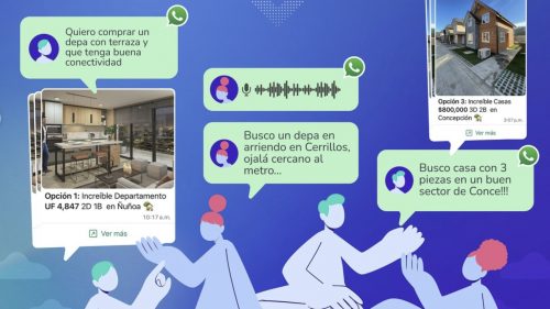 Cómo usar IA para buscar propiedades: el método Atlas de TOCTOC mediante WhatsApp