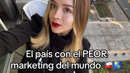 Influencer ecuatoriana califica a Chile como el país "con el peor marketing del mundo"