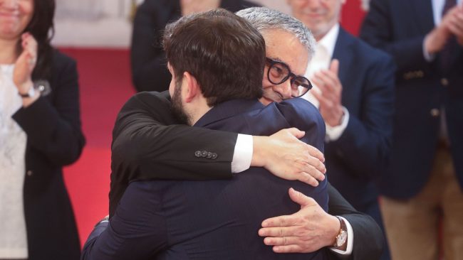 La emotiva despedida del Presidente Boric a Marcel: 