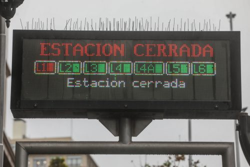 Metro informó cierre de dos estaciones de Línea 1 este viernes 15 de agosto
