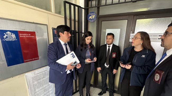 Allananamiento en Seremi de Bienes Nacionales en Arica terminó con cinco funcionarios públicos detenidos