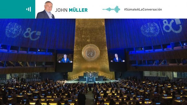 Columna de John Müller: "La ONU cumple 80 años tuerta de su ojo derecho"