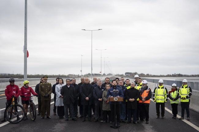 Presidente Boric inaugura en Concepción el puente más largo de Chile