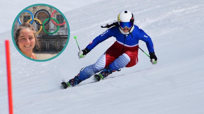 Esquiadora chilena Stephanie Joffroy se prepara para competir otra vez en unos Juegos Olímpicos de Invierno