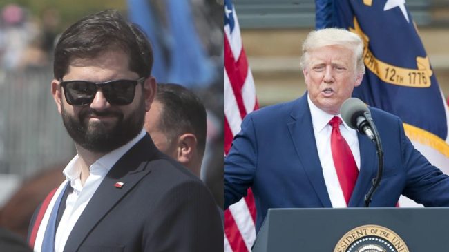 Boric contra Trump: "Afirmar que no hay calentamiento global es una mentira"