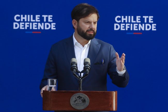 Presidente Boric defiende gestión en seguridad y acusa críticas “irresponsables” hacia el Gobierno