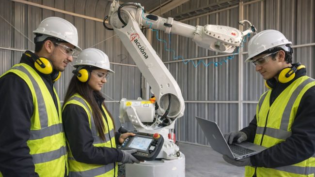 Hormigón impreso en 3D: la nueva apuesta de Inacap y Acciona para innovar en la construcción y enfrentar el déficit habitacional