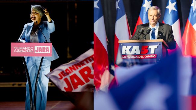 Kast y Jara cierran sus campañas presidenciales con actos masivos en Temuco y Coquimbo