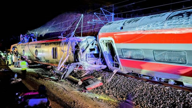 Suben a 40 las víctimas fatales por accidente ferroviario en España