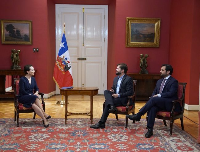 Presidente Boric tras encuentro con Gloria Ana Chevesich: 