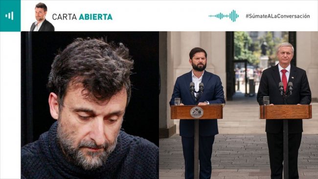 Carta de Cristián Warnken a Gabriel Boric y José Antonio Kast
