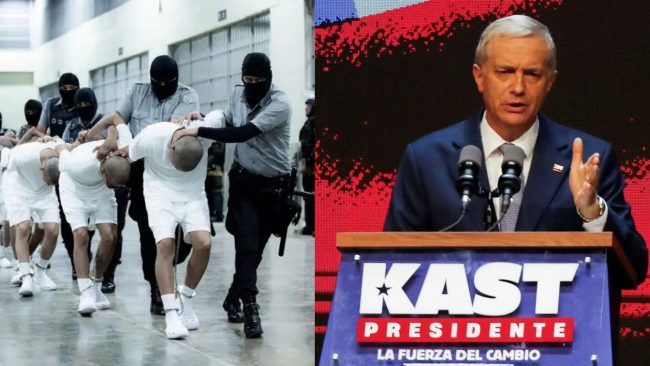 Kast visita la megacárcel CECOT en El Salvador y se prepara para reunirse con Bukele