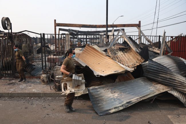 Incendios forestales: llamado a no exponerse a riesgos en zonas afectadas