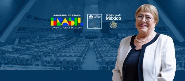 Cancillería activa despliegue diplomático global para respaldar candidatura de Bachelet a la ONU