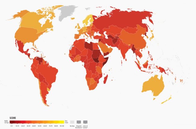 Chile mantiene su lugar: la corrupción en las Américas agrava violencia y deteriora derechos, según Índice de Percepción de la Corrupción 2025