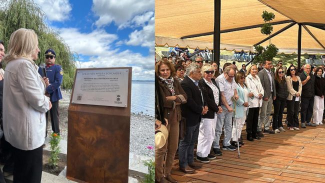 Con misa y placa conmemorativa, familia y excolaboradores recuerdan segundo aniversario de Piñera en Lago Ranco