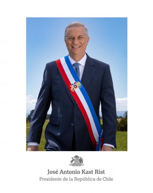 OPE presenta el nuevo retrato presidencial de José Antonio Kast