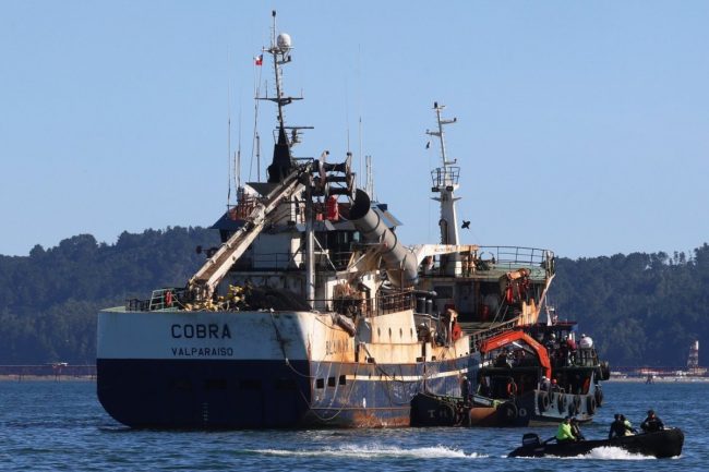 Caso Bruma: realizan formalización contra tripulantes del barco "Cobra" por muerte de siete pescadores