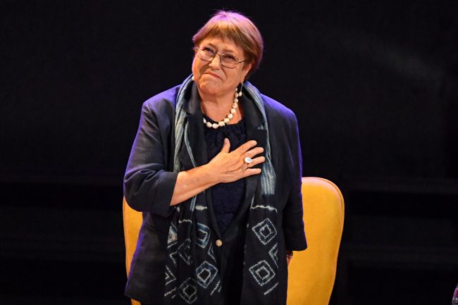 Bachelet enfrenta primer debate internacional en carrera por liderar la ONU