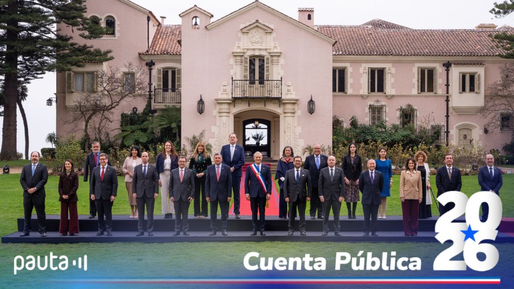 Presidente Kast encabeza la primera fotografía oficial de su gabinete antes de la Cuenta Pública