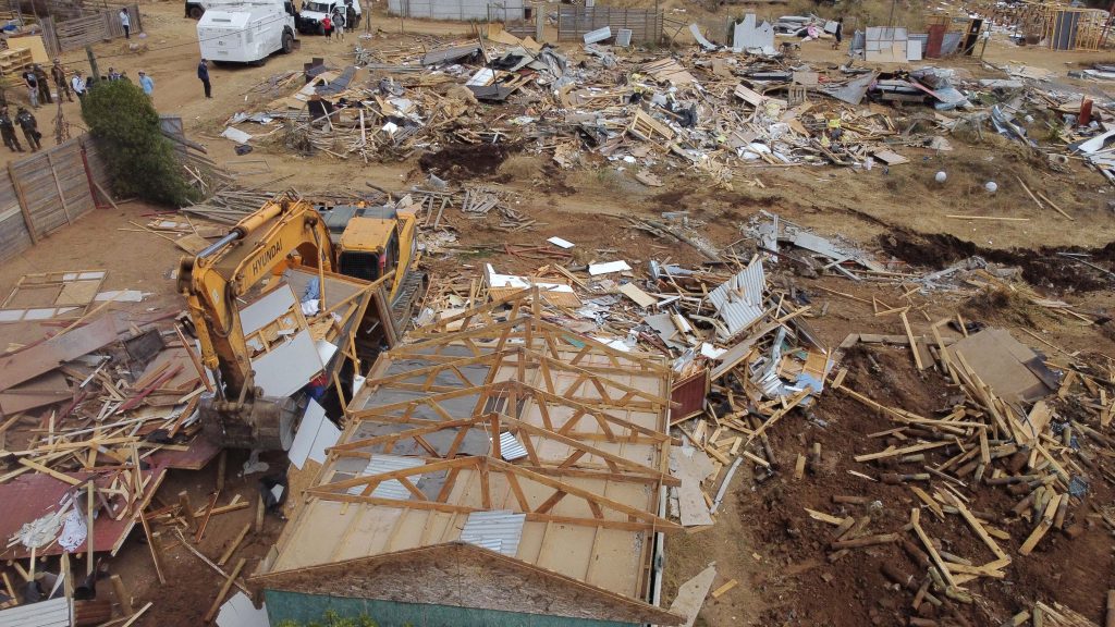 Comienza la última etapa del desalojo de la megatoma de San Antonio: buscan recuperar las 40 hectáreas restantes