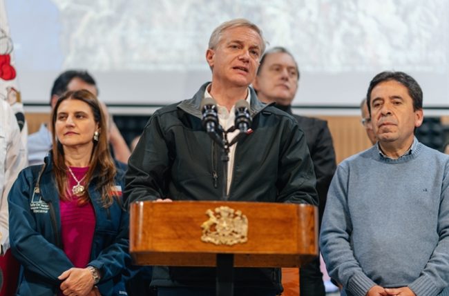 Presidente Kast anuncia medidas de apoyo para Atacama tras sistema frontal