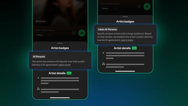Spotify identificará a los artistas creados con inteligencia artificial: por qué tomó la decisión