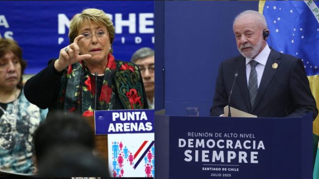 Bachelet se reúne con Lula en Brasil y acuerdan esperar nuevo sondeo antes de evaluar candidatura a la ONU