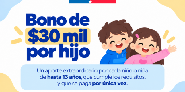 Bono de $30 mil por hijo: quiénes lo reciben y cómo consultar el pago
