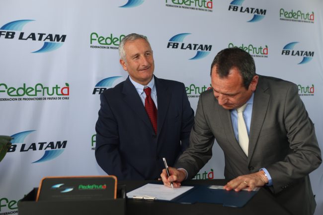 Fedefruta y FB LATAM sellan alianza para fortalecer la cadena de frío de la industria frutícola chilena