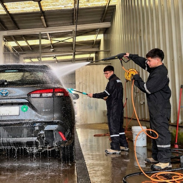 Sistema RAR: el proyecto de INACAP La Serena que recupera el 80% del agua usada para lavar autos