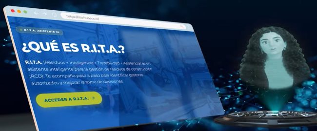 R.I.T.A., la IA que indica dónde llevar los residuos de las obras, se lanzará en Edifica 2026