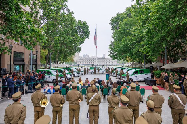 Carabineros incorpora 30 vehículos para reforzar la prevención y el trabajo con las comunidades