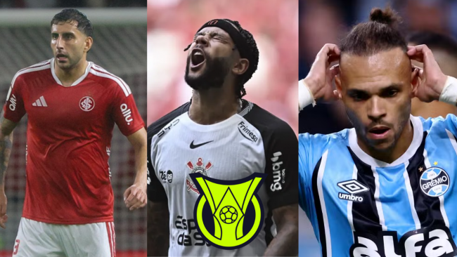 Gigantes en peligro: Corinthians, Grêmio e Internacional pelean el descenso en el Brasileirão