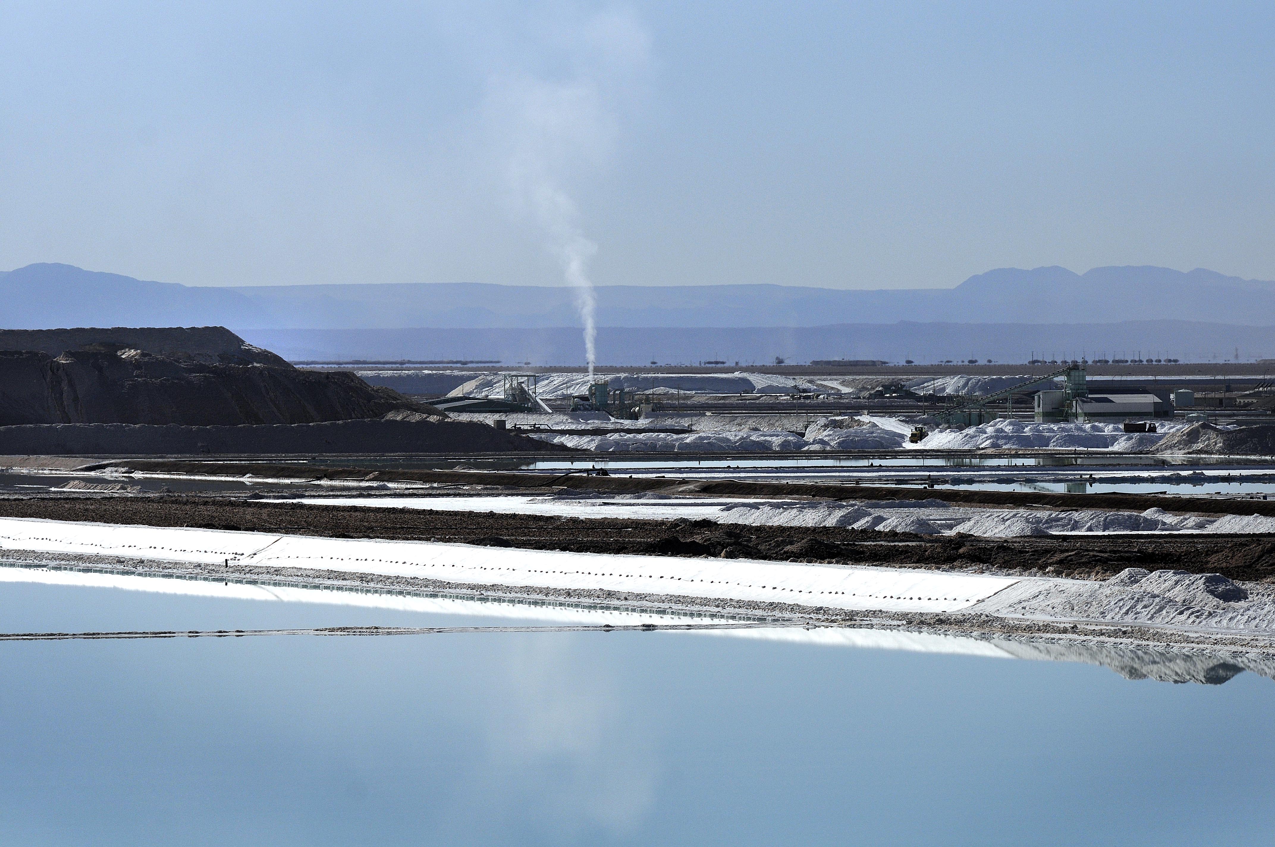 Productoras de litio en el Salar de Atacama