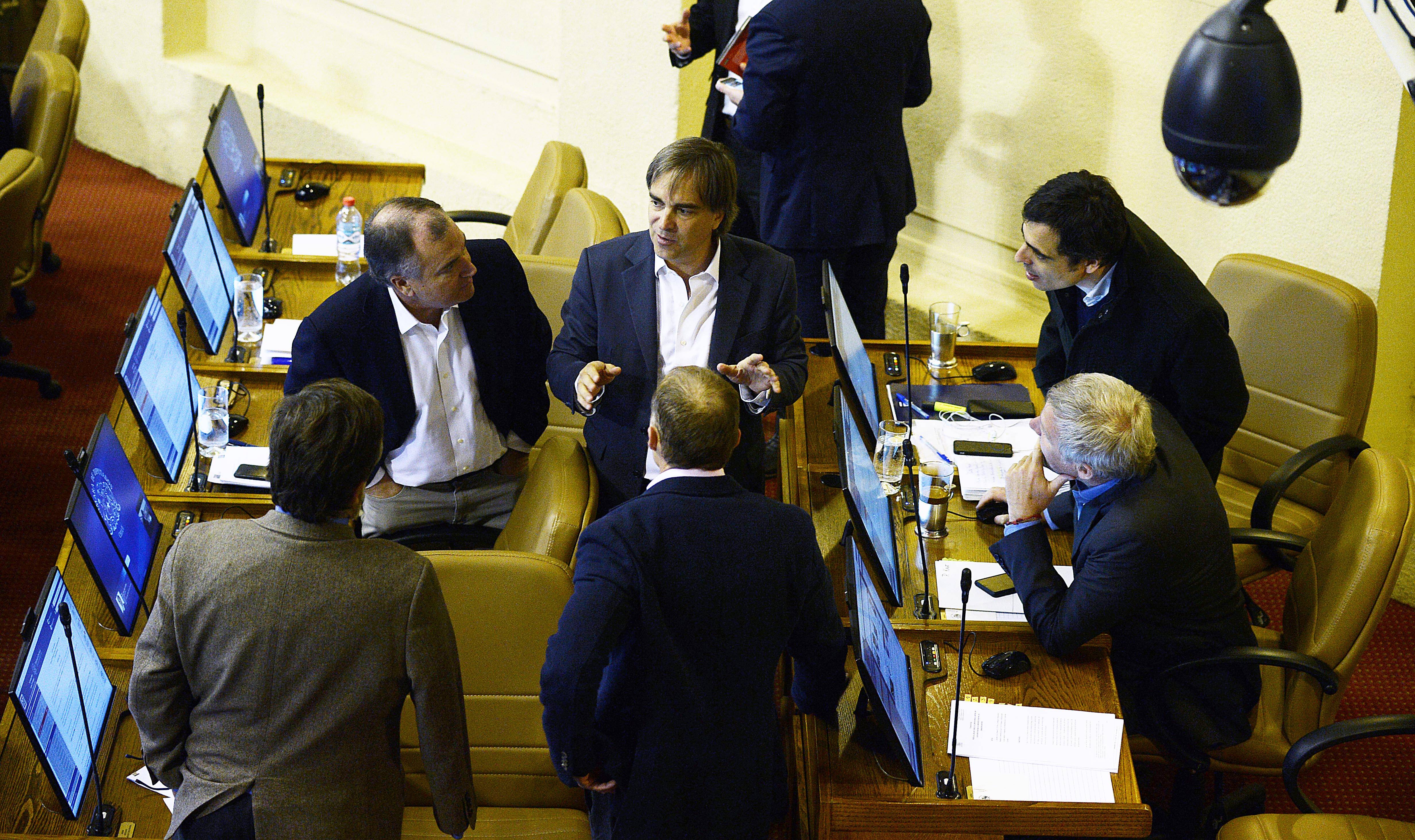 Parlamentarios de Evópoli. Créditos: Agencia Uno (archivo)