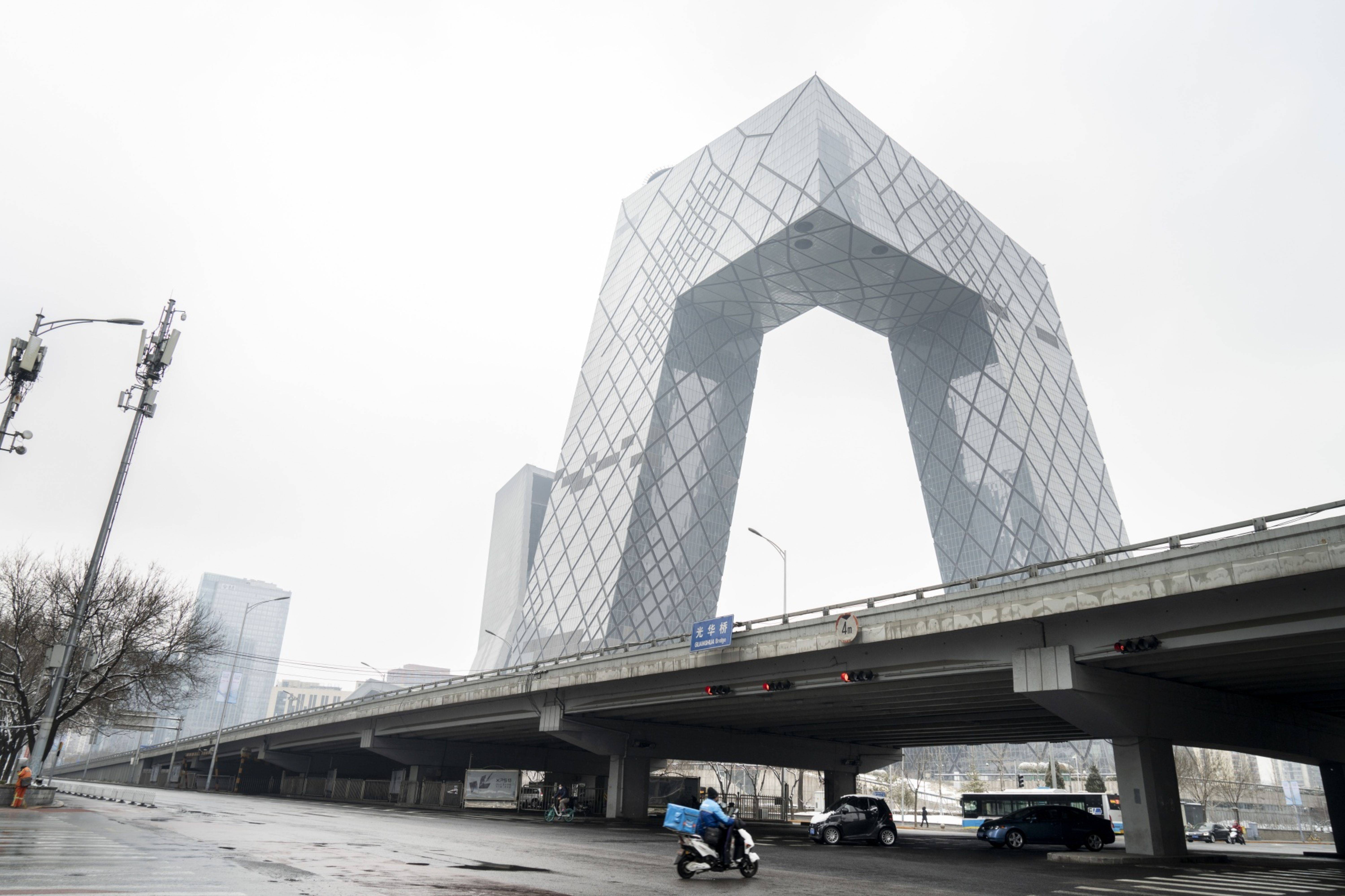 Sede de la CCTV en Beijing. Créditos: Bloomberg