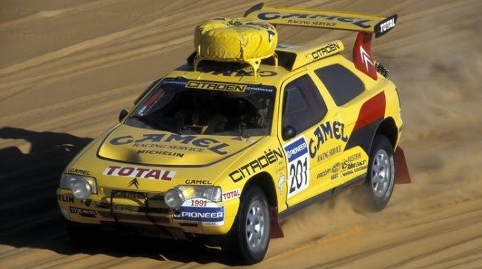 Así se vio el Citroën ZX Rallye Raid en el París-Dakar de 1991. Créditos: www.motormania.info