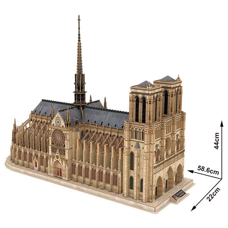 Catedral de Notre Dame, puzzle 3D